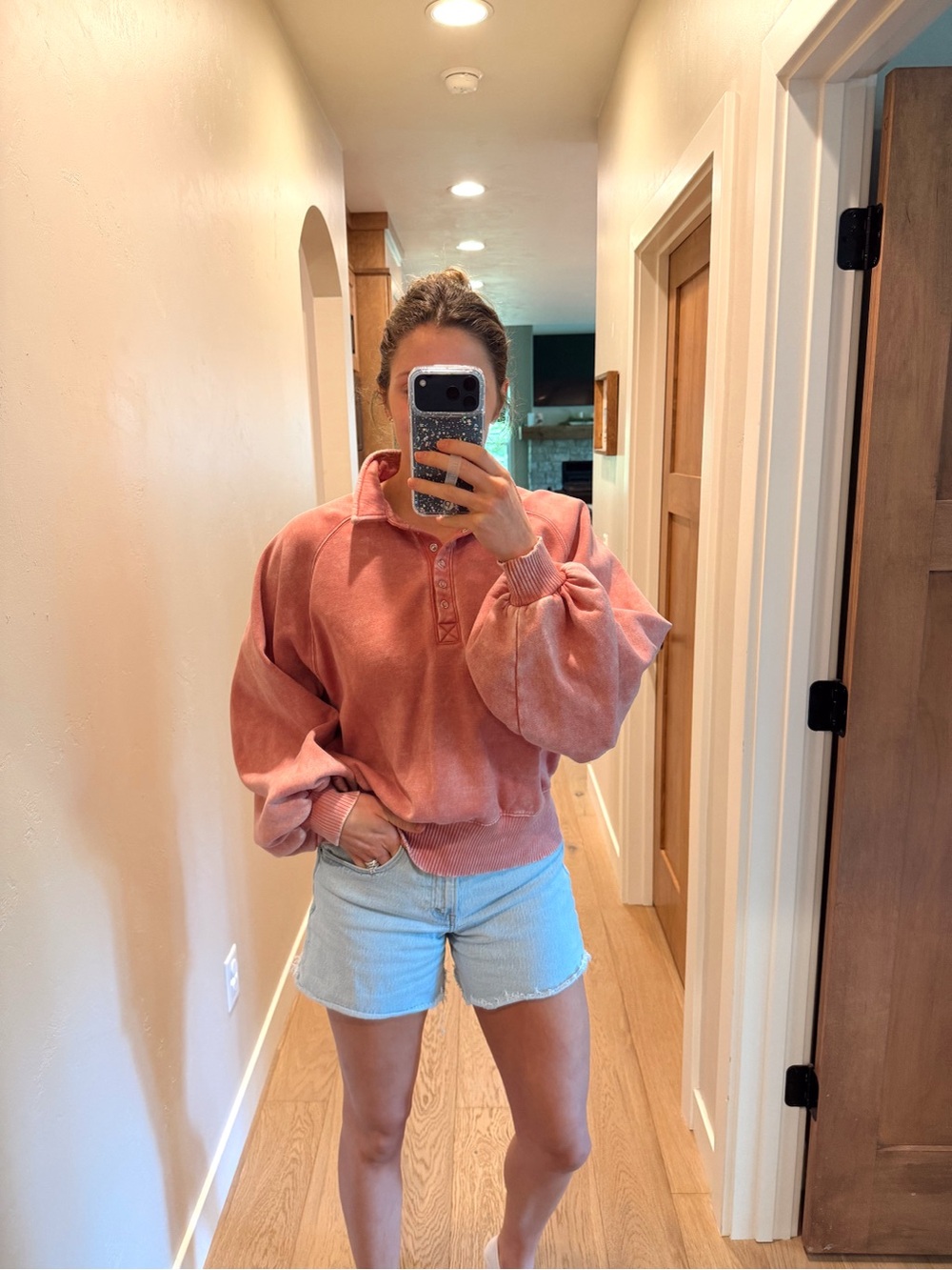 COZY SNAP SWEATER